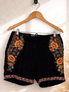 Johnny Was linen shorts Medium